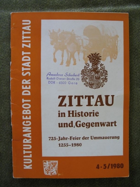 Zittau in Historie und Gegenwart, DDR 1980