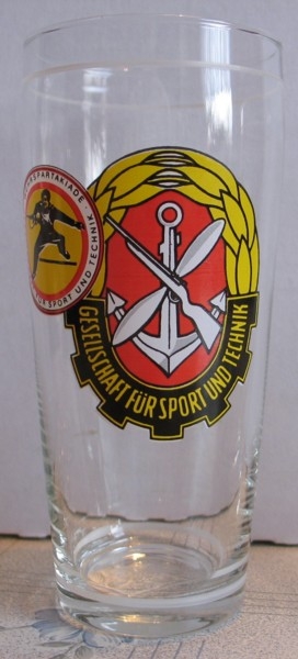 GST Wehrspartakiade, Bierglas DDR