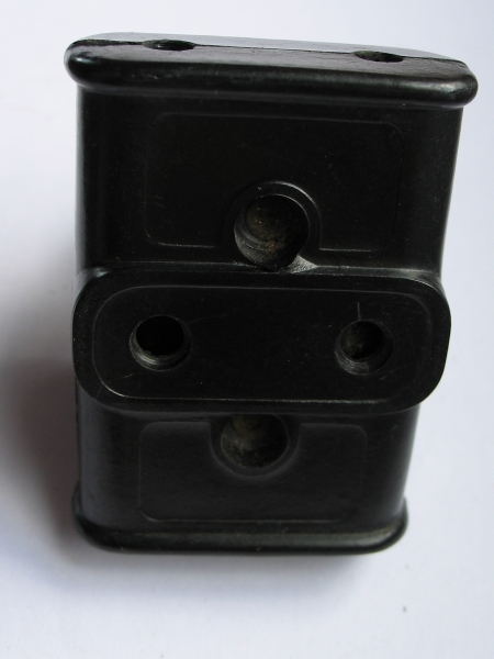 Dreifachverteiler, Dreifachstecker aus Bakelit, EAW,  #5