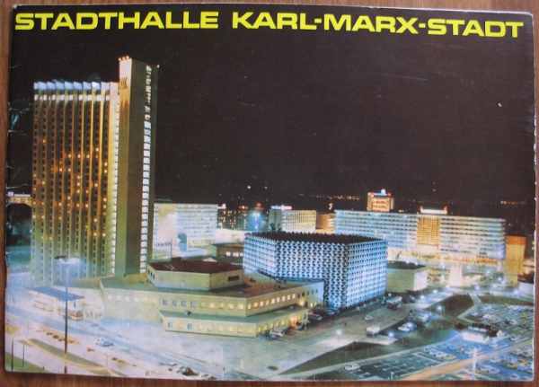 Stadthalle Karl-Marx-Stadt, Broschüre DDR 1975