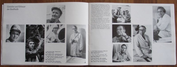 Stadthalle Karl-Marx-Stadt, Broschüre DDR 1975