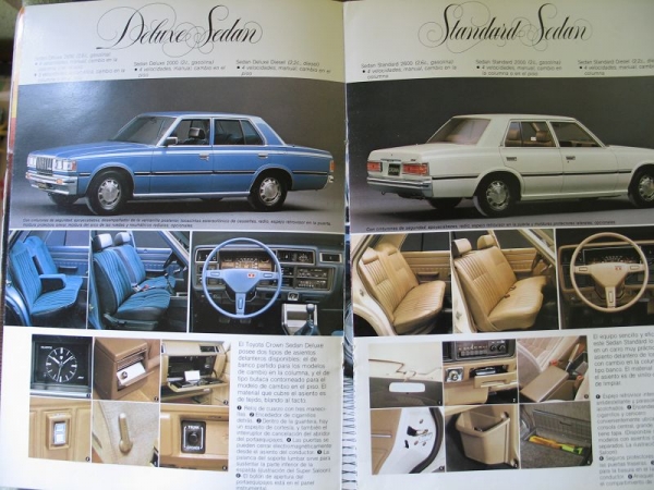 Prospekt Toyota Crown, 70-er Jahre