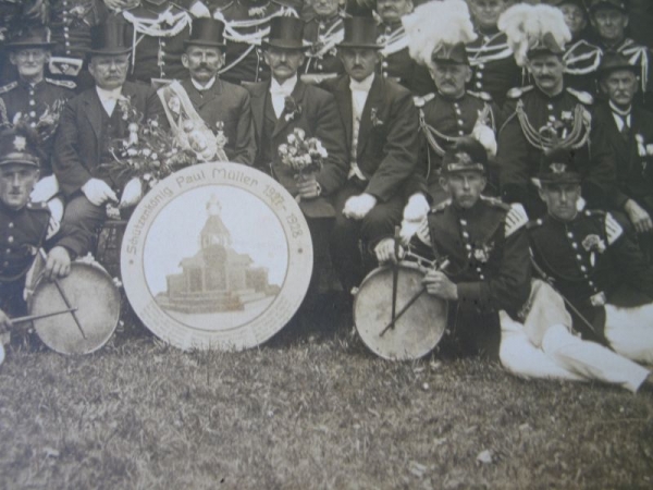 Altes Foto Schützenverein Kohren (Kohren- Sahlis), 1928