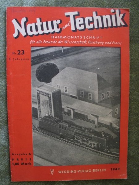 Natur und Technik, 1949, Nash, Packard, Studebaker, Radium
