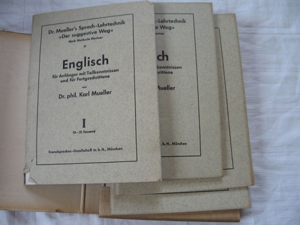Englisch für Anfänger mit Teilkenntnissen und für Fortgeschrittene, um 1940