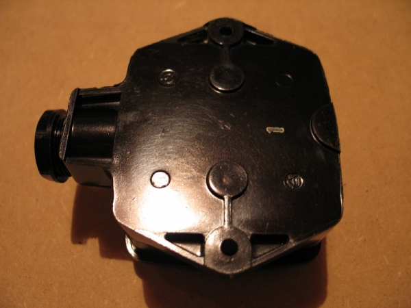 Ausschalter, Kippschalter, Bakelit, schwarz, eckig, AP, #216*