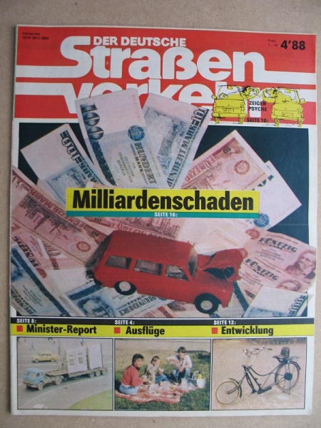 4/ 1988, Der Deutsche Straßenverkehr, Simson SR 50/80, Qek Aero
