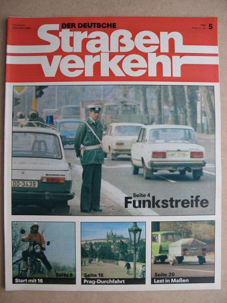 5/ 1986, Der Deutsche Straßenverkehr, Saporoshez, Mini-Moped