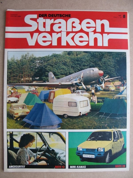 8/ 1985, Der Deutsche Straßenverkehr, Dacia, Zastava, KamAS, MZ