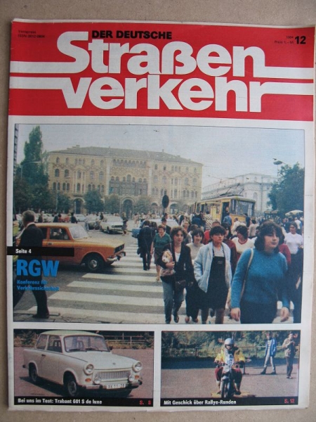 12/ 1984, Der Deutsche Straßenverkehr, Test: Trabant 601