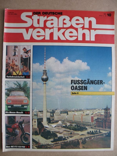 10/ 1984, Der Deutsche Straßenverkehr, MZ ETZ 150