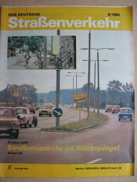 9/ 1984, Der Deutsche Straßenverkehr, Mifa Universal-Fahrrad, Tatra