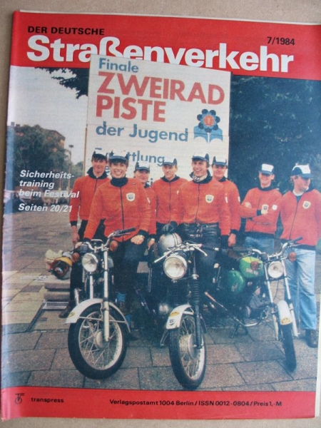 7/ 1984, Der Deutsche Straßenverkehr, EBZA 4 n für Skoda, Lada