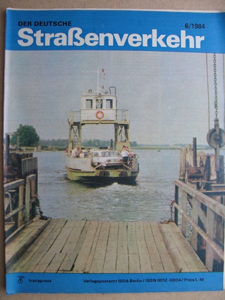 6/ 1984, Der Deutsche Straßenverkehr, Lada 1500/1600, Zastava