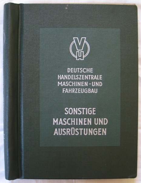 Deutsche Handelszentrale Maschinen-und Fahrzeugbau, DDR 1953