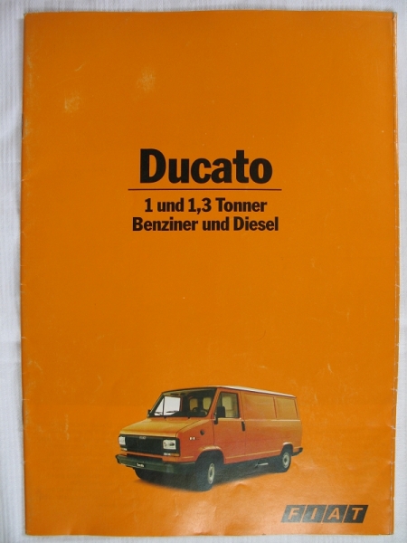 Prospekt Fiat Ducato, 1982