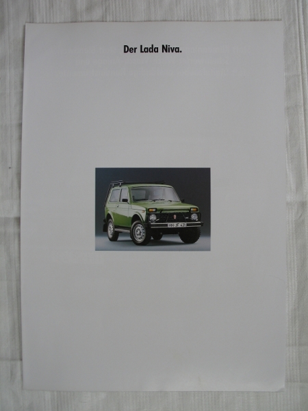 Prospekt LADA  NIVA, um 1990