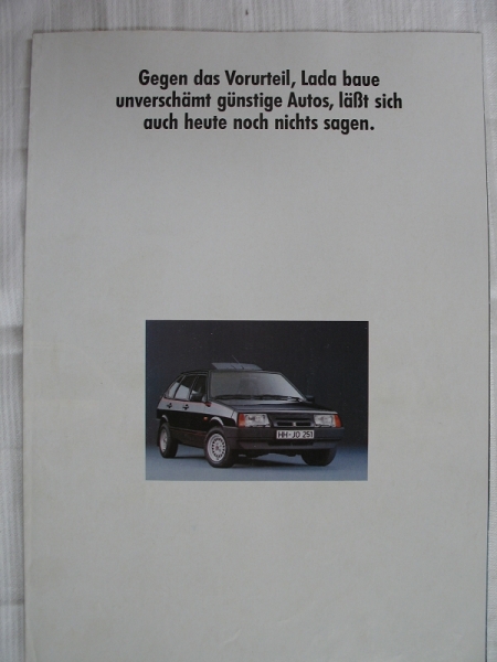 Prospekt LADA SAMARA, Nova,  NIVA,  um 1990