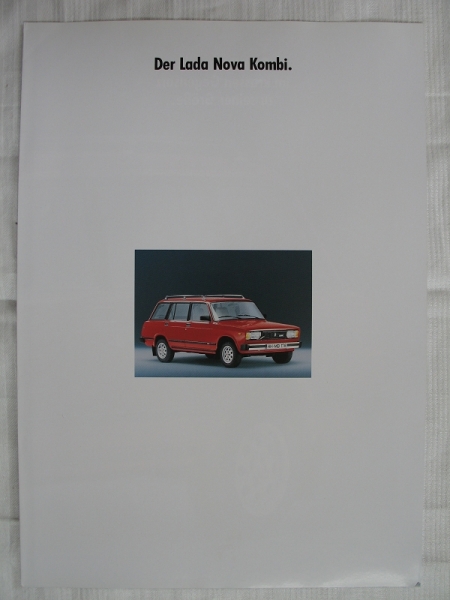 Prospekt Der LADA  NOVA Kombi, um 1990
