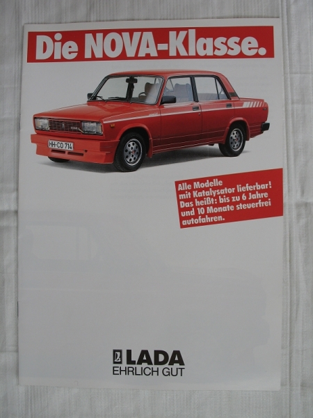 Prospekt LADA  NOVA, 1986