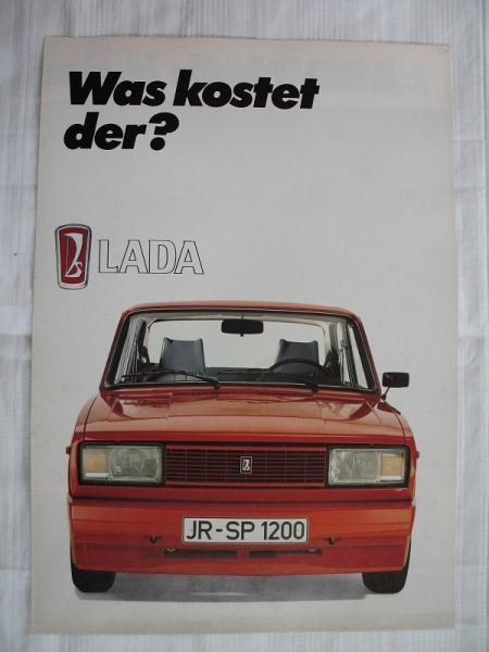 Prospekt LADA  NOVA jr.spezial, 1983