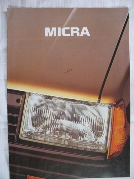 Prospekt Nissan Micra, 1984