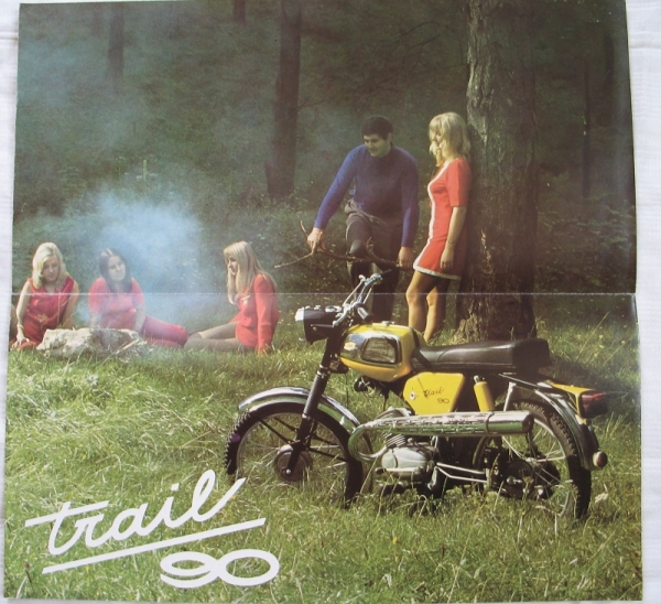 Prospekt JAWA Roadster 90 und Trail 90