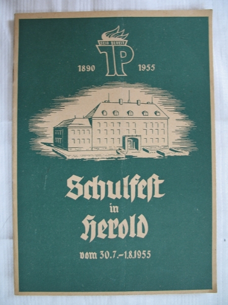 Festschrift zum Schulfest in Herold, 1955