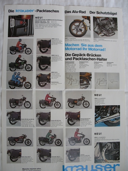 Prospekt/ Poster BMW 900, Krauser