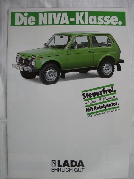 Prospekt LADA  NIVA, 1987