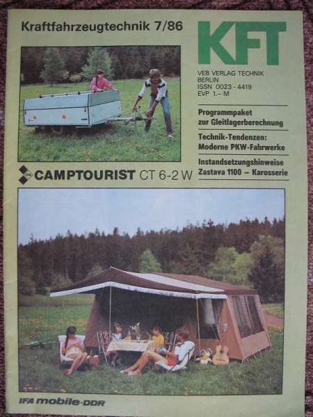 7/ 1986, Camptourist CT 6-2 W, Qek Aero, Daihatsu Charade
