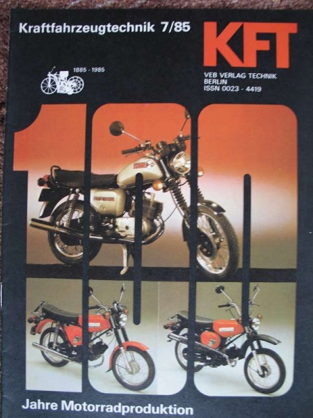 7/ 1985, MZ ETZ 150, Simson S70 Enduro, Renault 5, VW Transporter