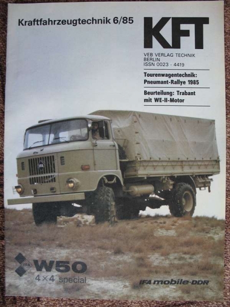 6/ 1985, Robur LD 3001 und 3002, Renault 25, Honda Jazz