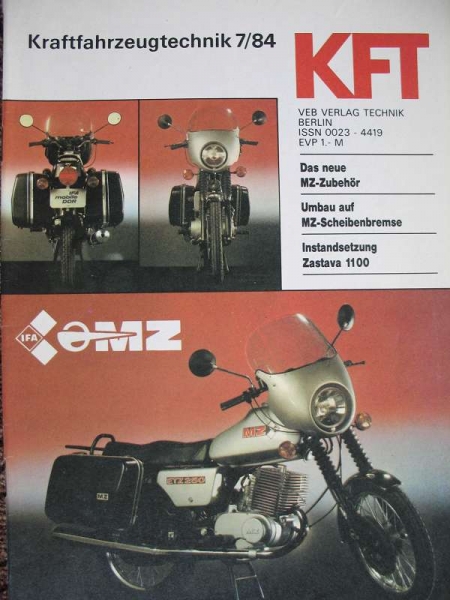 7/ 1984, MZ ETZ 250, Ford Fiesta, JAWA 350