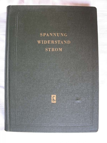 Spannung Widerstand Strom, DDR 1954