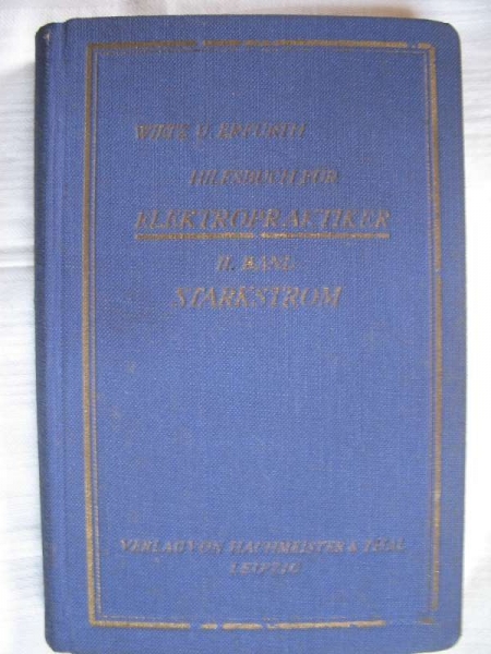 Hilfsbuch für Elektropraktiker, Starkstrom, 1938