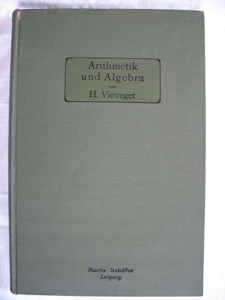 Arithmetik und Algebra, 1906