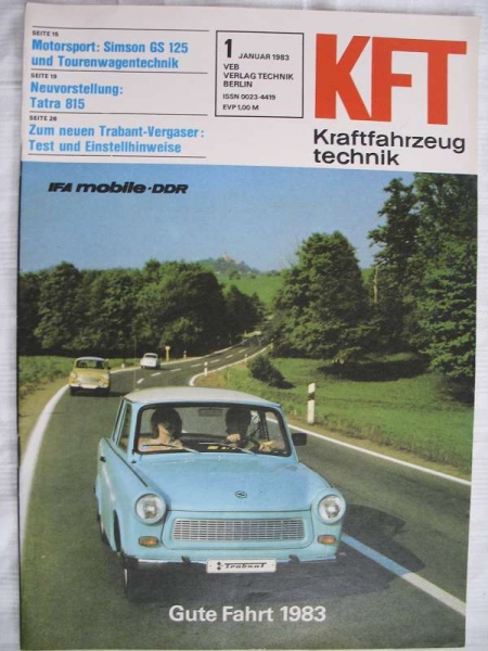 1/ 1983, Tatra 815, Ford Sierra, Trabant 601