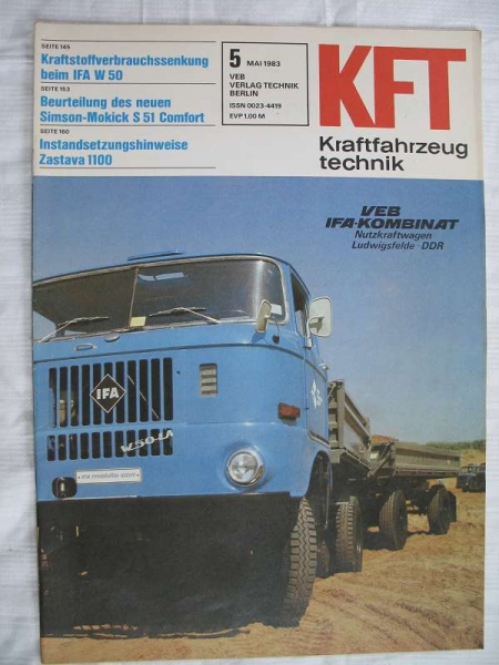 5/ 1983, Simson S 51 Comfort, Toyota Tercel 1300, SIL, KamAS