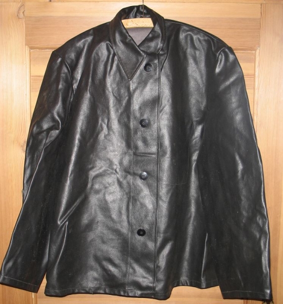 Motorradjacke DDR, schwarz, 60-er Jahre, AWO, EMW, BK, Simson, MZ, MAW