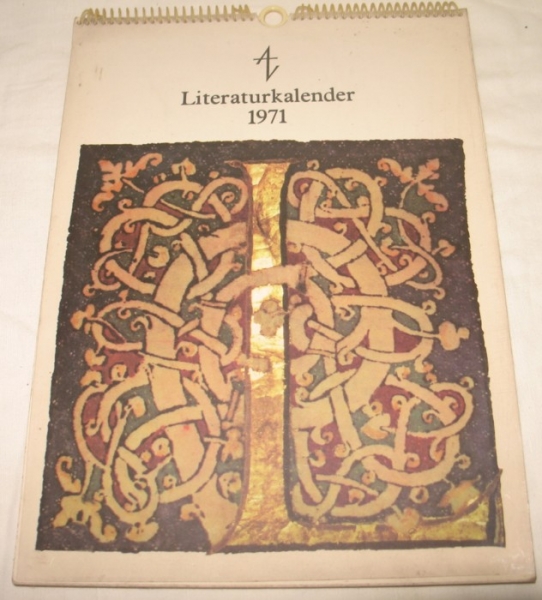 Literaturkalender, DDR 1971