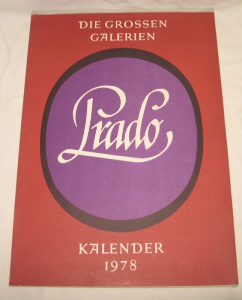 Kalender "PRADO", 1978