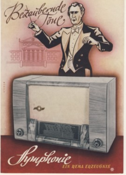 Prospekt REMA Symphonie, um 1950