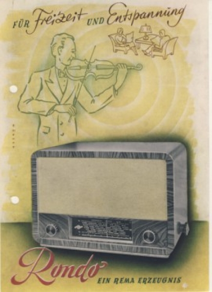 Prospekt REMA Rondo, um 1950
