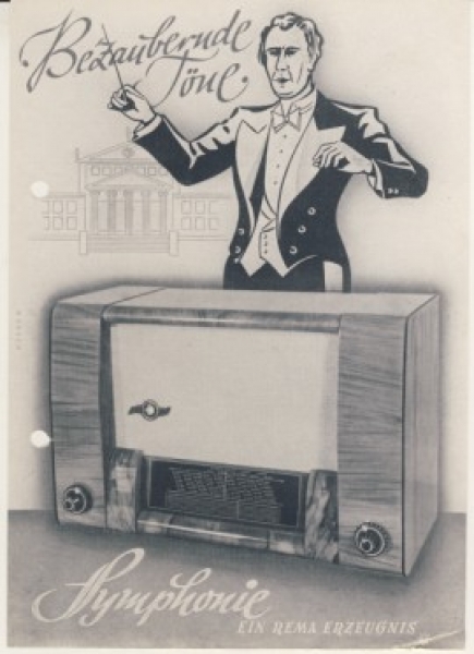 Prospekt REMA Symphonie, um 1950