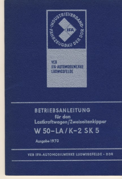Zweiseitenkipper IFA W50-LA/ K-2 SK5, 1970
