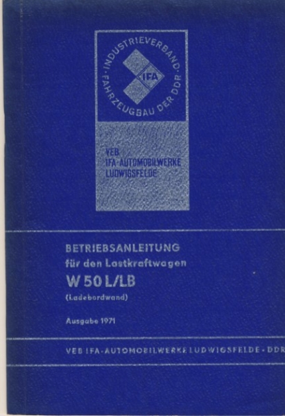 Ladebordwand IFA W50-L/ LB, 1971