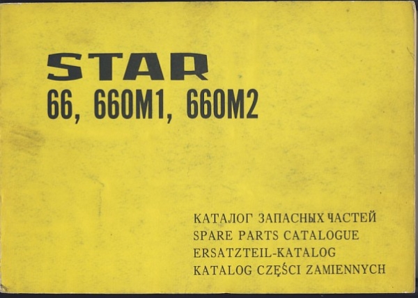 Ersatzteilkatalog STAR 66, Polmot, Polen, um 1970, Star 66, 660M1 und 660M2