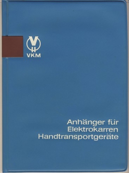 Anhänger für Elektrokarren, Handtransportgeräte, DDR 1967