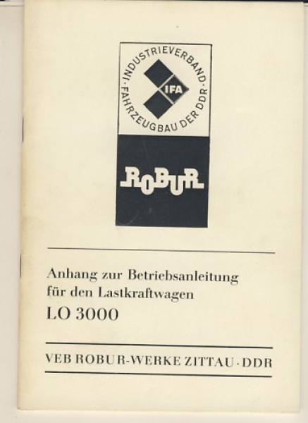 Anhang BA Robur LO 3000, 1974